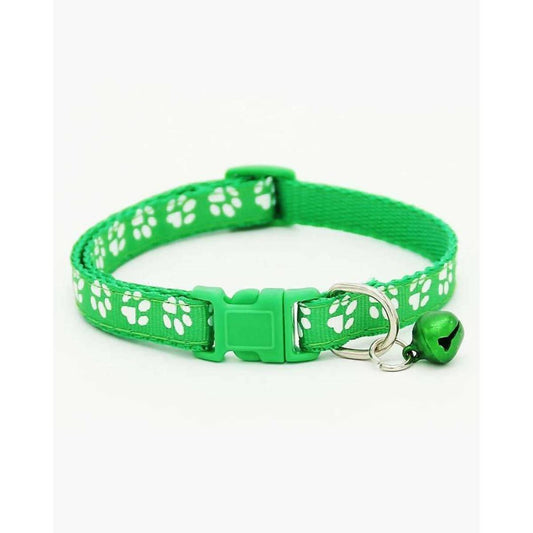 Dog/Cat CollarsWith Bell Necklace Buckle - Green - ValueBox