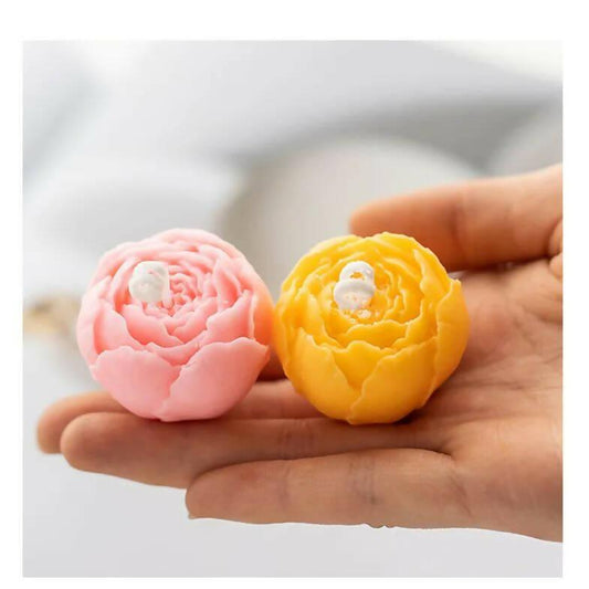 3-10 Roses Peony Scented Candles for cake - ValueBox