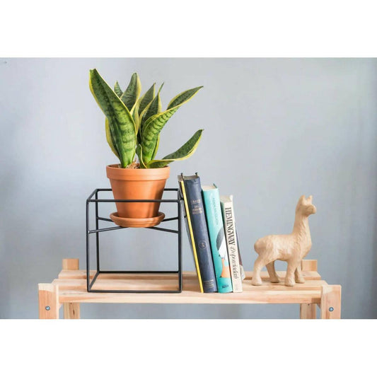 1 Metal Cube Plant Stands, Wire Plant Pot Stand