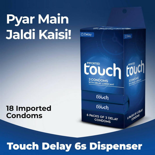 Touch- Pack Of 3 Delay Condom - ValueBox