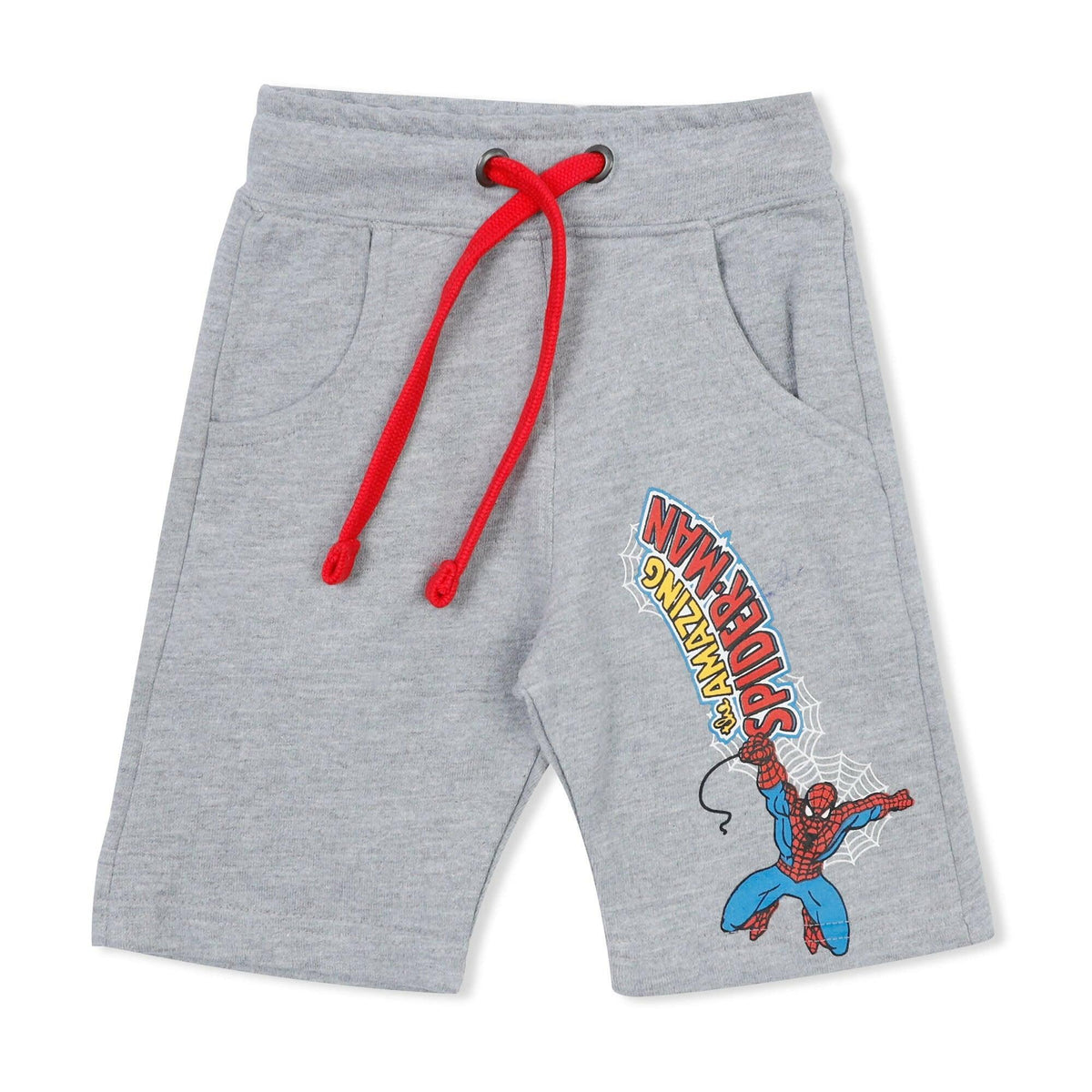 Grey Spider Man Shorts - ValueBox