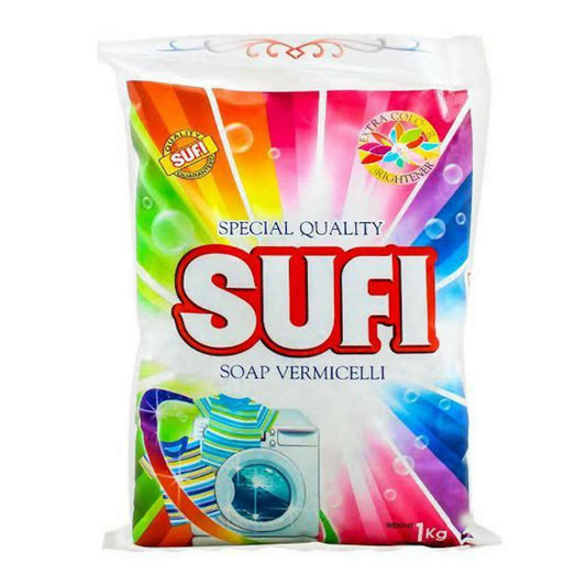 Sufi Soap Vermicelli. Detergent Vermicelli. 1 kg Pack.