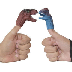 Finger Puppet - Jurassic World Dinosaur - 5 Fingers - Multi Color