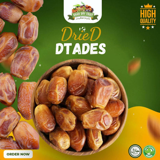 High-Quality Dried Irani Dates (Kajoor) 1kg Pack