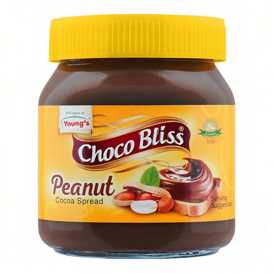 Youngs Choco Bliss Peanut Cocoa Spread Glass Jar 350gm