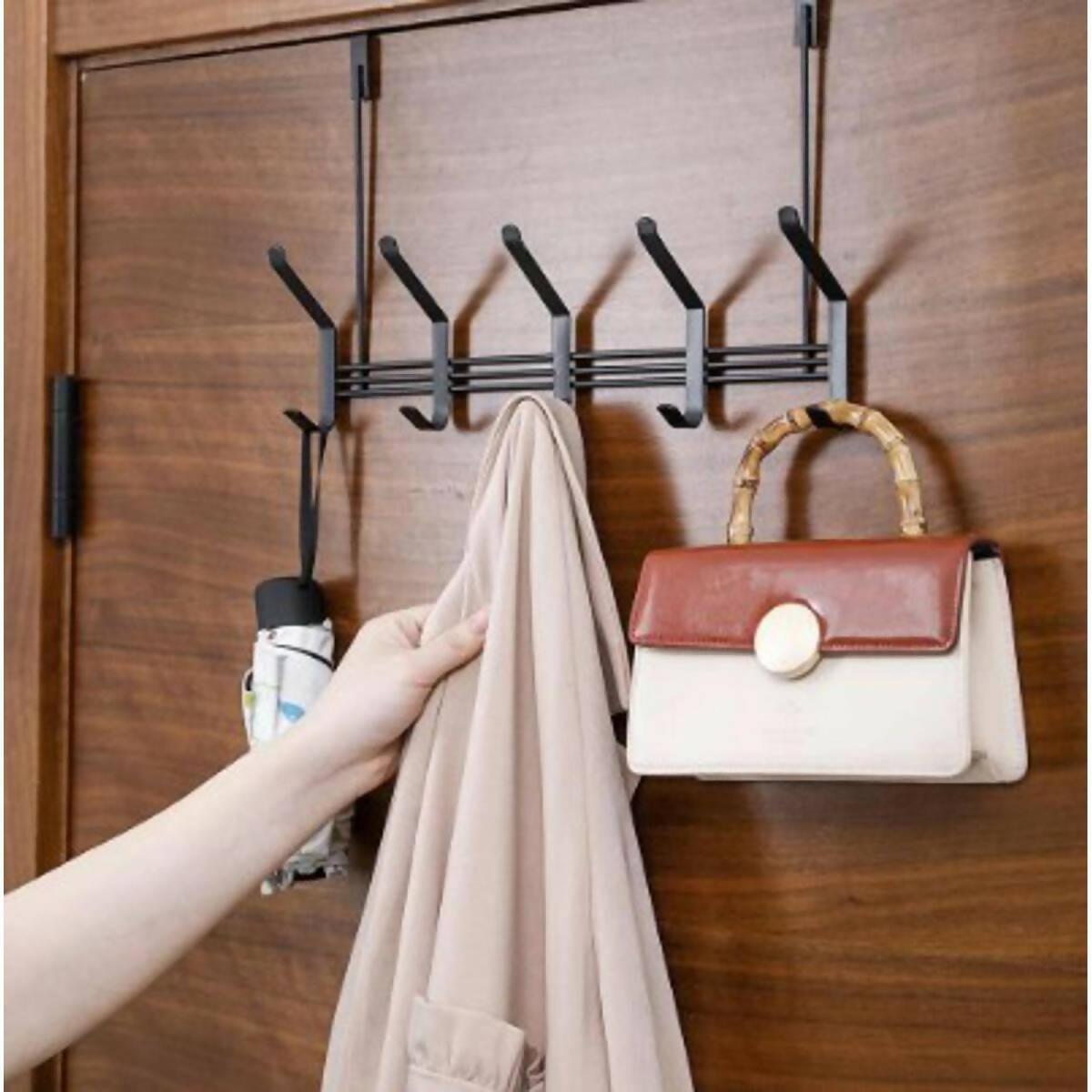 Door Hanging Hook Hanger Clothes Coats Rack - ValueBox