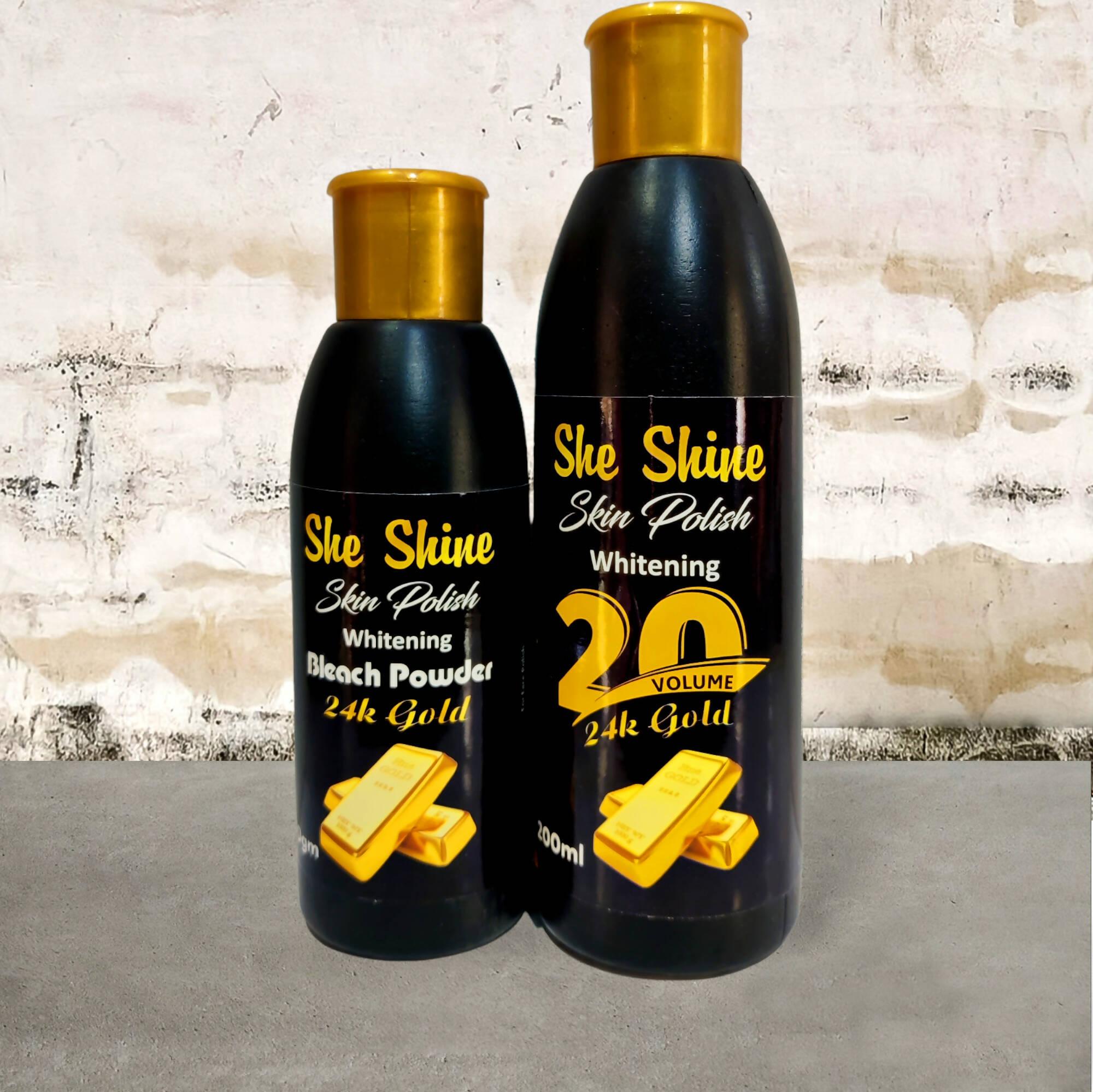 She Shine 24K Gold Skin polish Set - ValueBox