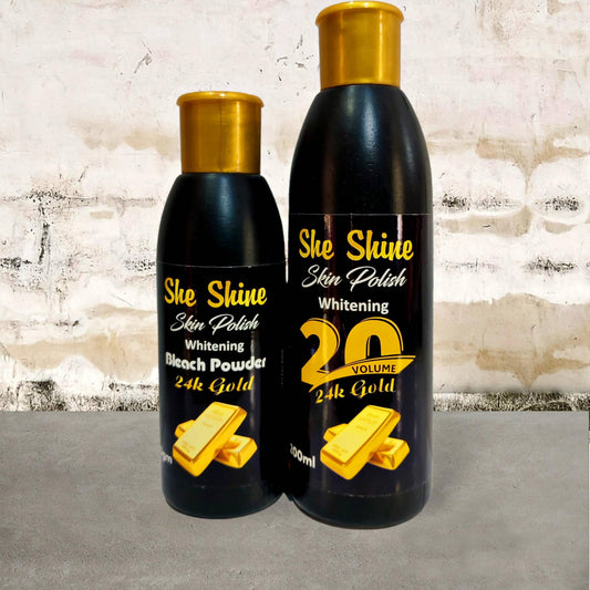She Shine 24K Gold Skin polish Set - ValueBox