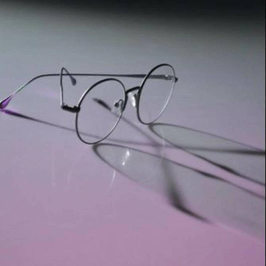 Silver Round Harry potter Style Glasses For Girls
