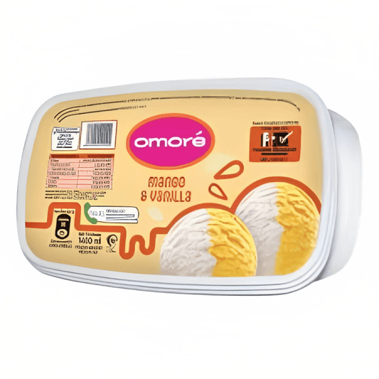 Omore Mango & Vanilla Ice Cream 1400ml
