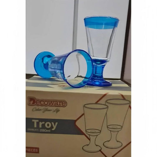 Decoware Troy glass set || glass set || Glassware || fancy glass || colorful glass || fancy glassware || water glass || glass set || Beautiful glass set