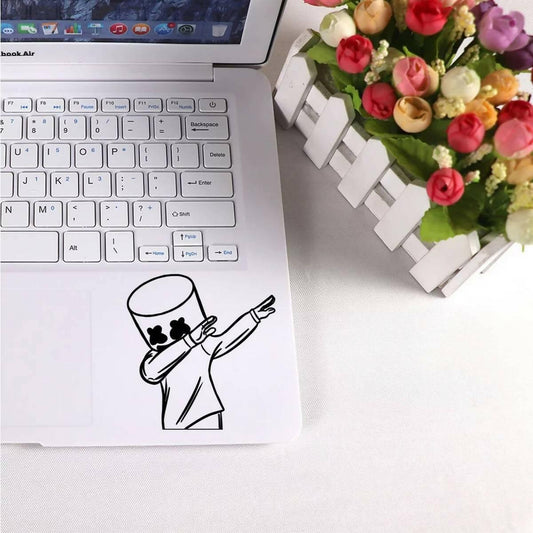 Dj Marshmallow Laptop Sticker for Girls and Boys Decal New Design, Car Stickers, Wall Stickers High Quality Vinyl Stickers by Sticker Studio