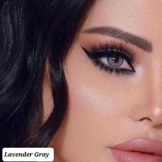 Contact Lens lavender gray