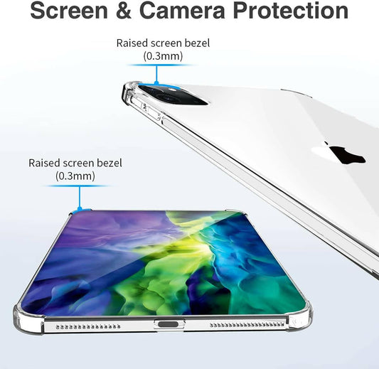 Apple Ipad Pro 11 Inch (3rd/2nd/1st), Anti Shock Clear Case Tpu Shockproof Protective Case