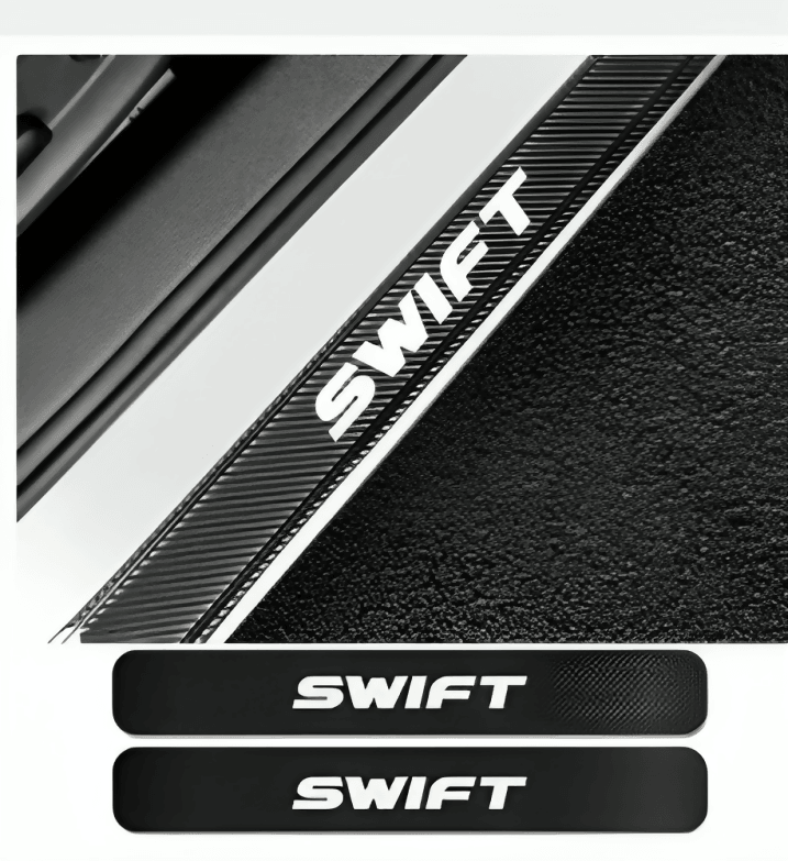 4PCS SWIFT Car Door Sill Stickers Threshold Protector Car Tuning Accessories - ValueBox