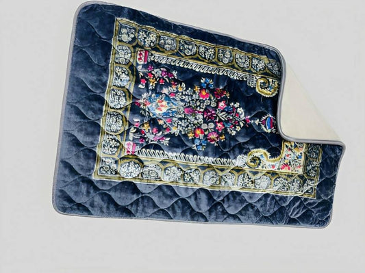 Muslim Prayer Mat Extra Soft Flower Printed - ValueBox