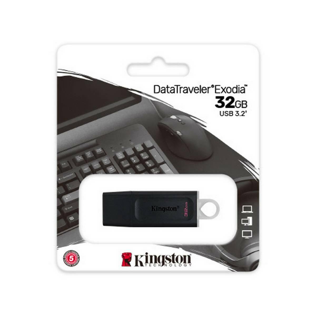 Kingston 32GB DTX DataTraveler Exodia Flash Drive USB 3.2 Gen 1 - ValueBox