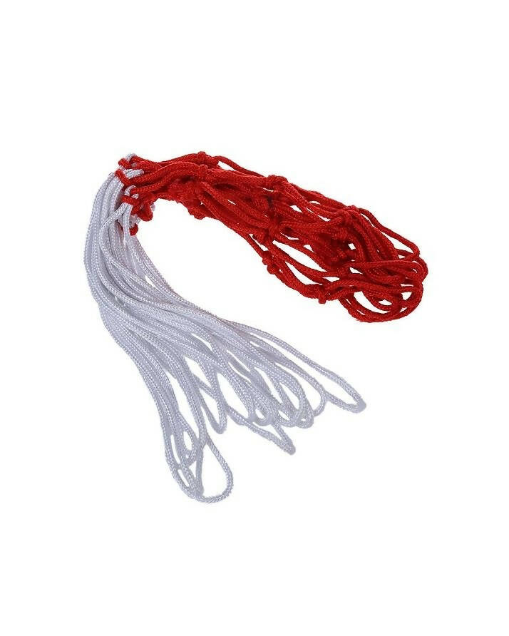 New Basketball Net Hoop Mesh Net - Red & White