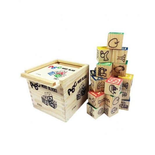 ABC Wood Blocks (Small) - ValueBox