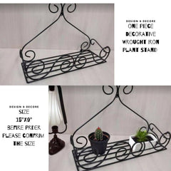 Elegant Wrought Iron Flower Stand ,Handcrafted Iron Floral Arrangement Stand, Decorative Wrought Iron Plant Holder - ValueBox