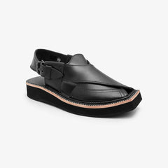 Kaptaan Chappal – Gents – Genuine Leather – Black AND Brown– Soft Insole