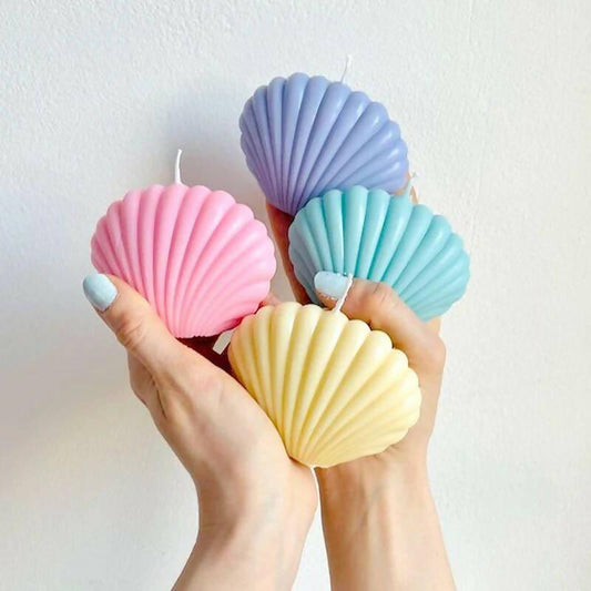 pack of 2 large Sea Shell Scented Candles - ValueBox