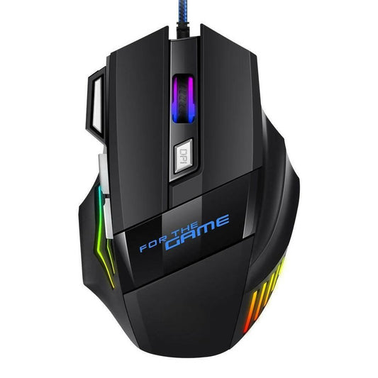 3200 DPI Gaming Mouse With 7 Programmable Buttons - 7 Light RGB