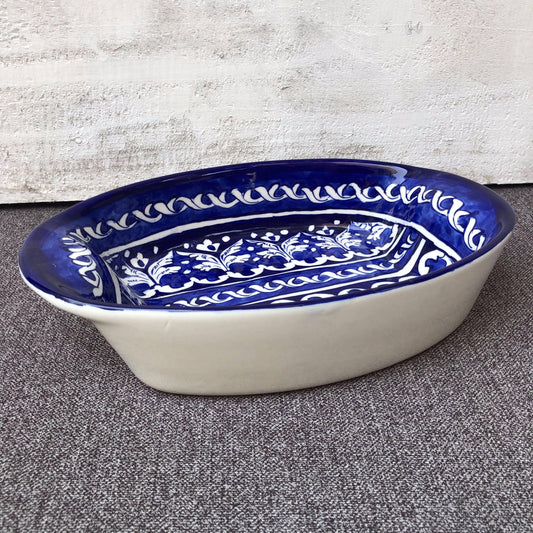 Blue Felicity Small Oval Dish - ValueBox