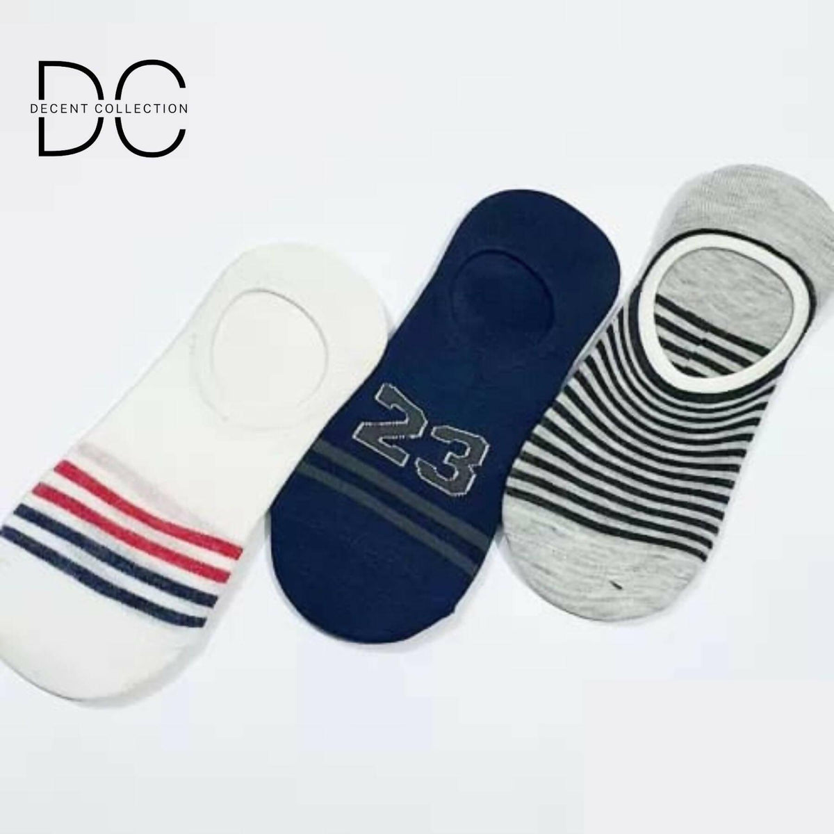 Pack Of 3 Pairs Loafer Socks/ Khosa Socks For Men Women Invisible No Show Socks Random-Colors Random-Design Low Cut Socks - ValueBox