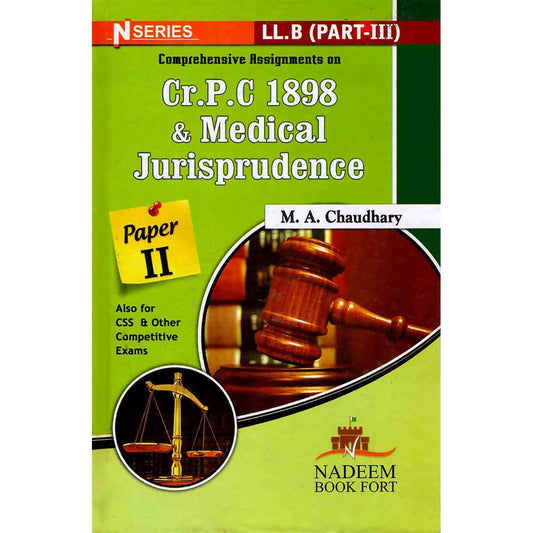 Cr.P.C 1898 and Medical Jurisprudence Book For LLB Paper 2 - ValueBox