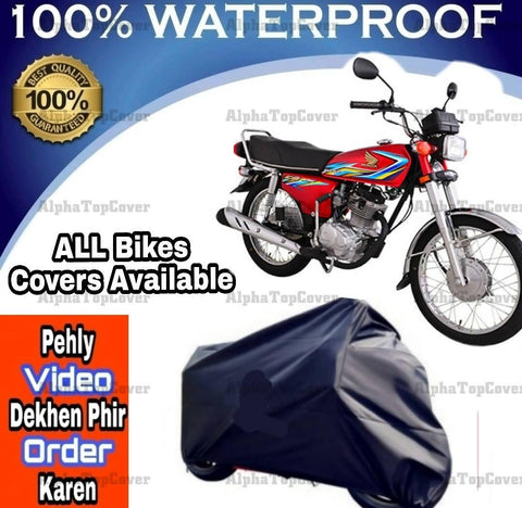 Honda CG 125 Bike Cover VIP Quality 8F-DC - ValueBox