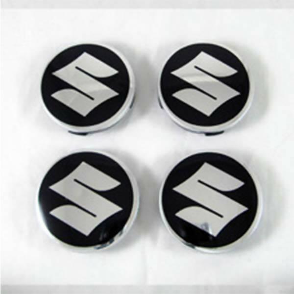 suzuki bolan van + mehran car wheel caps metal black colour 4 pieces - ValueBox