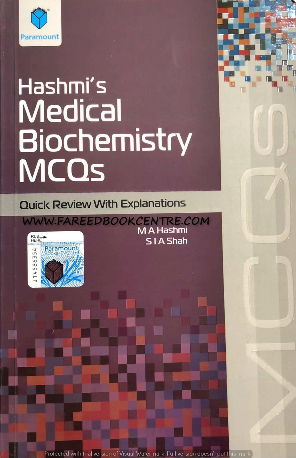 Hashmis Medical Biochemistry MCQs 2nd Edition Latest - ValueBox