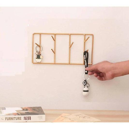 Iron Art Key Holder Wall Coat Hangers Home Decoration Wall Hook For Keys