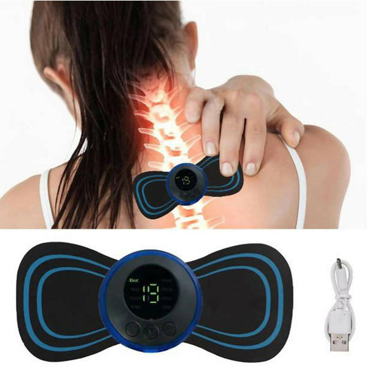 EMS Mini Body Massager for Man and women | High Quality mini neck Massager | EMS butterfly - ValueBox