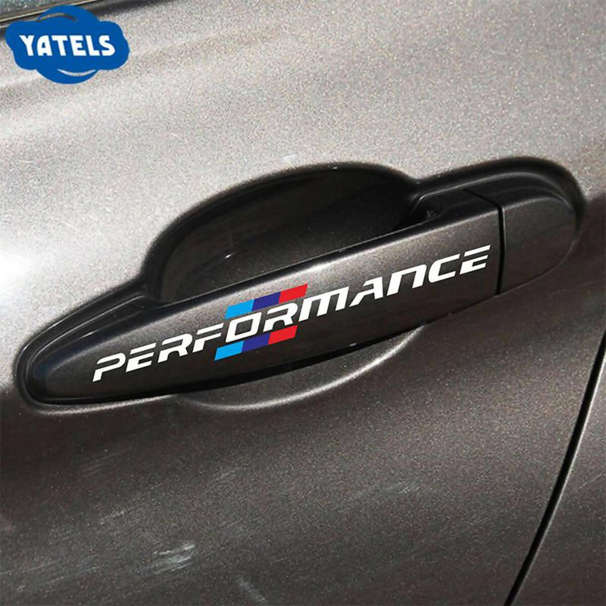 4Pcs (White) Car Door Handles Stickers - ValueBox