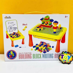 Multi-Functional Building Blocks Writing Board Table - ValueBox