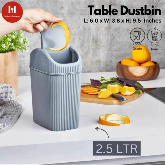 Deco Table Dustbin 2.5ltr