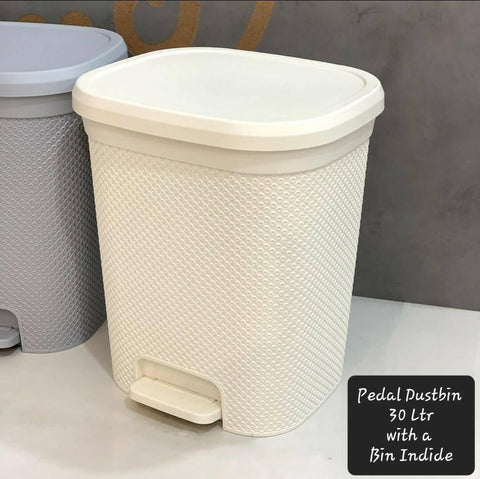 Pedal Dustbin - 30 Ltr - Bin Inside - ValueBox