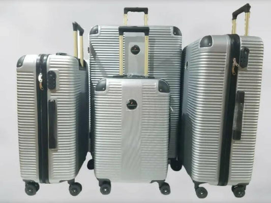 Set of 4 high quality travelling suitcase / 4 wheel 360 rotation luggage bag for travel