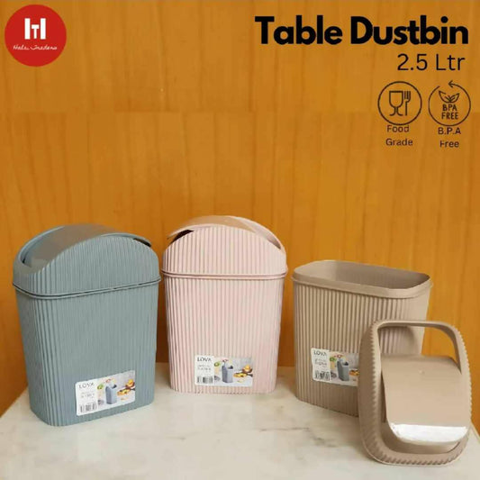 Deco Table Dustbin 2.5ltr - ValueBox