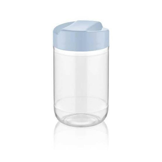 2 Pcs Glass Spice Jar 660 ml (*W3.2,*L3.2,*H6.0)Inches