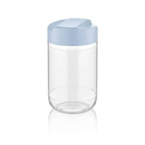 2 Pcs Glass Spice Jar 660 ml (*W3.2,*L3.2,*H6.0)Inches - ValueBox