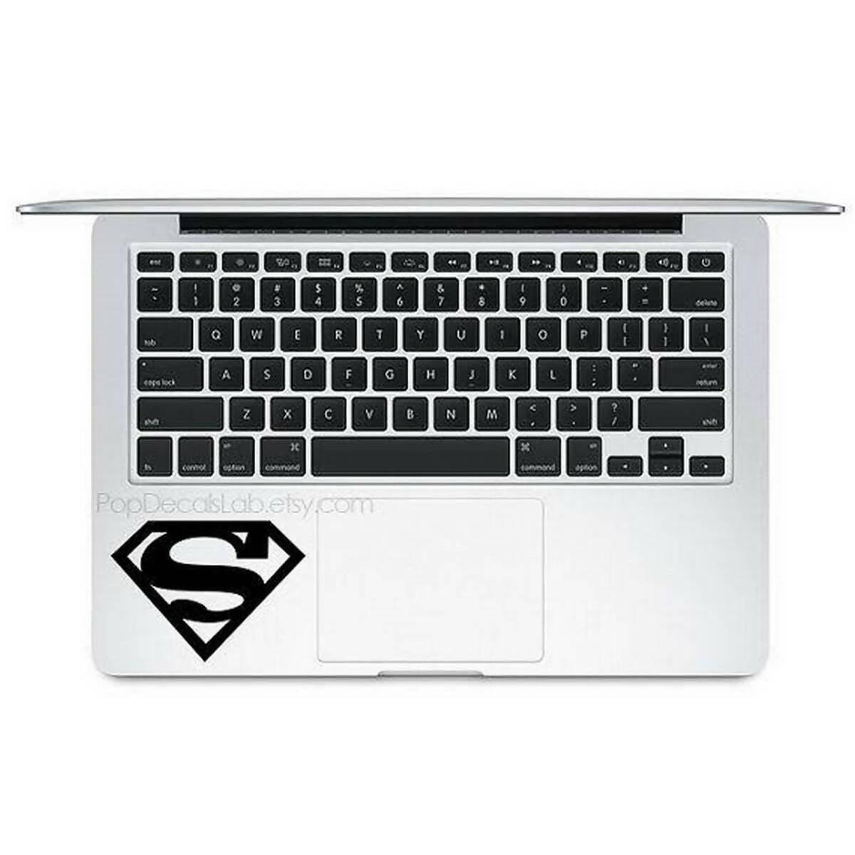 Superman Logo Laptop Sticker Decals, Laptop Stickers by Sticker Studio - ValueBox