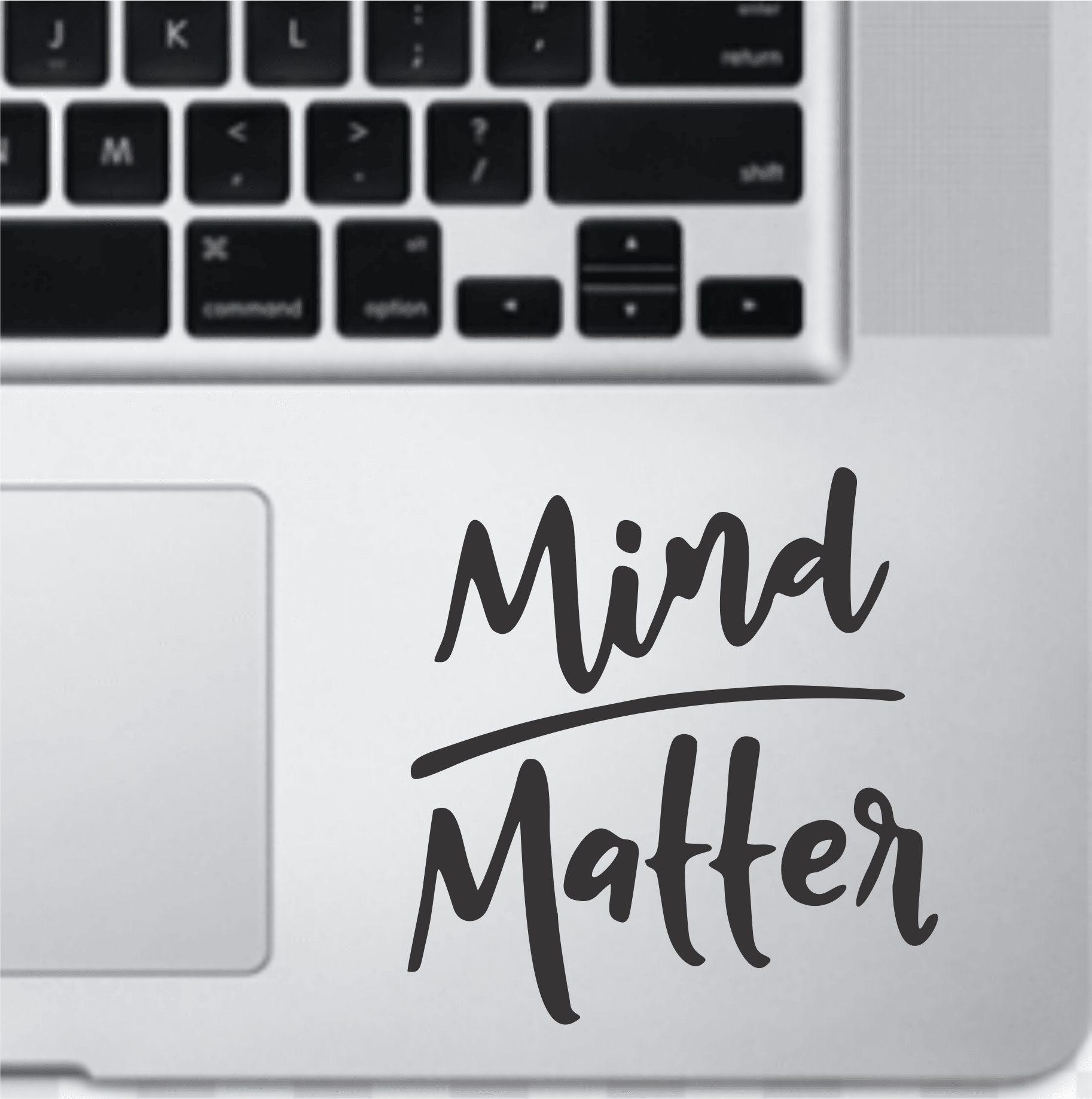 Mind Matters Inspired Quote Vinyl Decal Laptop Sticker, Laptop Stickers for Boys and Girls, Bike Stickers, Car Bumper Stickers by Sticker Studio - ValueBox