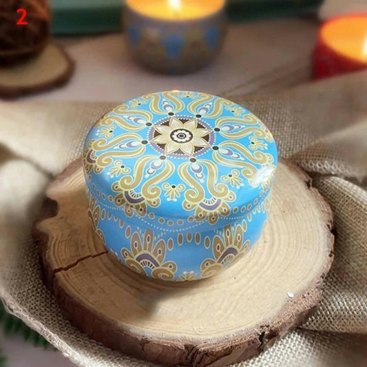 One Customized Scented Candles in a beautiful Tin (Eyes Attracted)