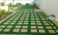 Tijarat online Real Feel Artificial Grass 20MM (4*4 Foot) - Green - ValueBox
