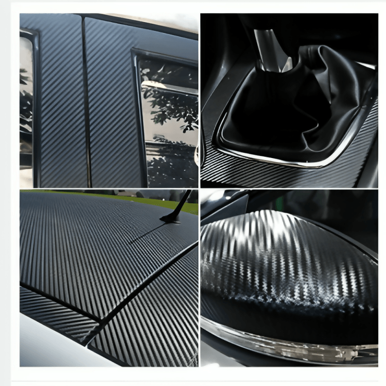 150cmx30cm 3D Carbon Fiber Vinyl Film Waterproof Car Wrap for Motorcycle Auto Styling Car Accessories - ValueBox