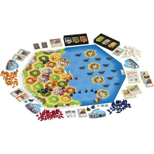 Catan Board Game for Kids - Legend of the Sea Robbers Edition - ValueBox