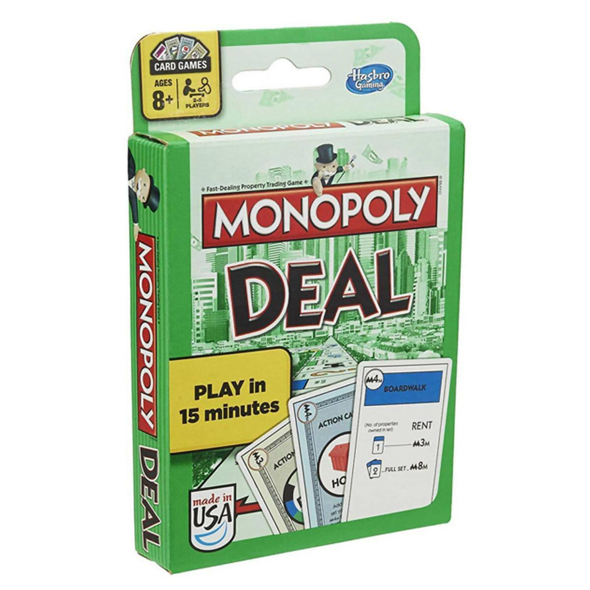 Hasbro - Monopoly Deal Playing Car-ds Game - English (USA)` - ValueBox